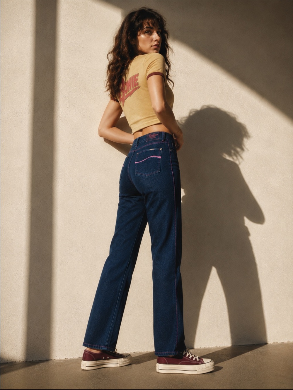 Vintage Pentimento High Rise Straight Leg Jeans W27
